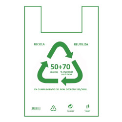 Bolsas de camiseta (50mic)